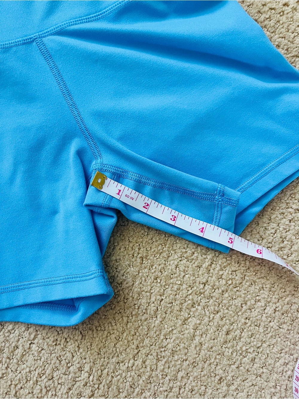 Offline by Aerie Blue Real Good The Hugger Bike Shorts 5” Inseam Sz S - Picture 7 of 7